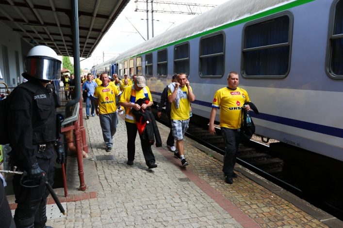 Kibice Motoru Lublin już w Elblągu - zobacz zdjęcia. Transmisja LIVE meczuKibice Motoru Lublin już w Elblągu - zobacz zdjęcia. T